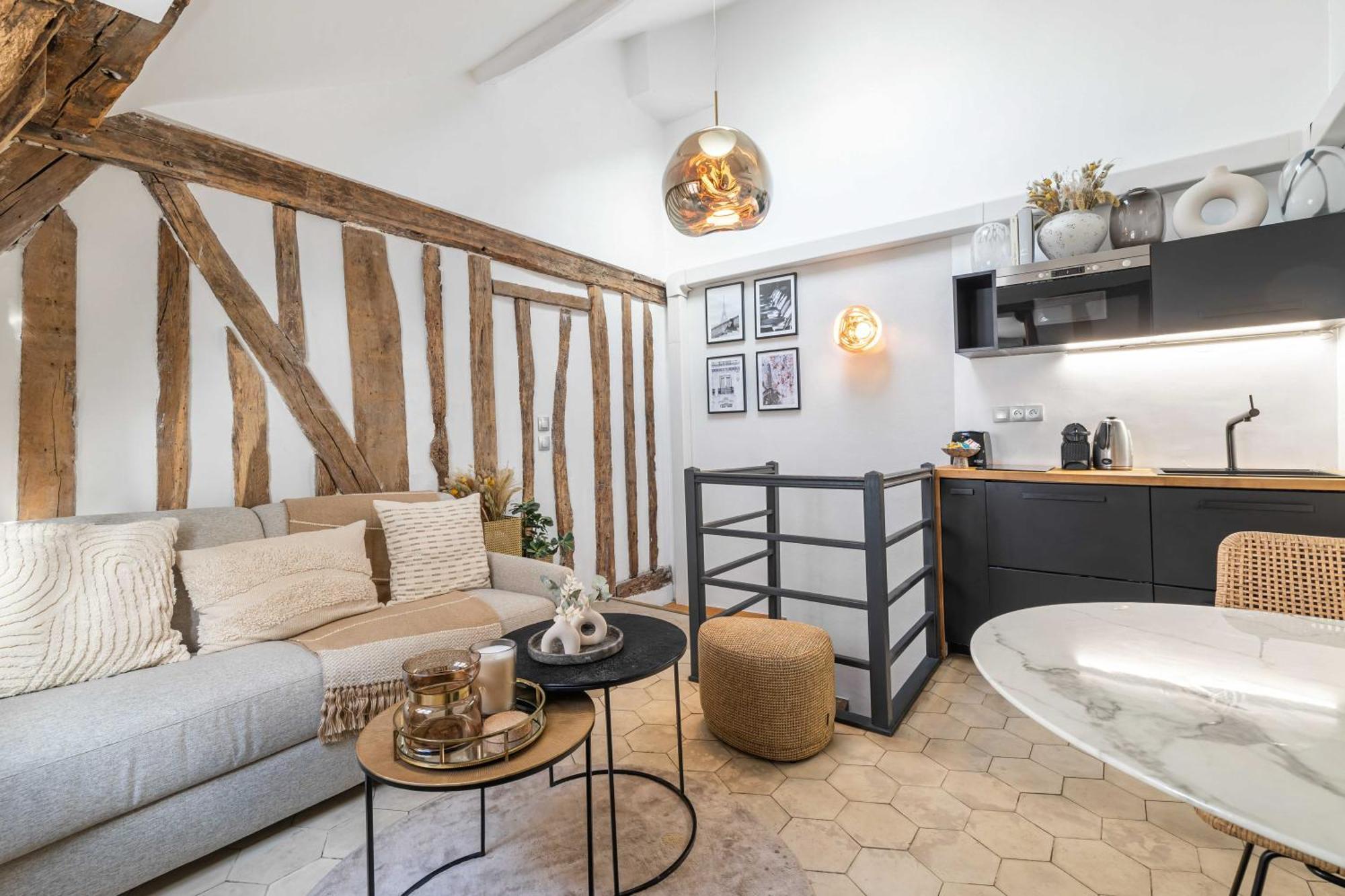Appartement Amazing Historical Parisien Loft Next To Louvre Area ! Extérieur photo