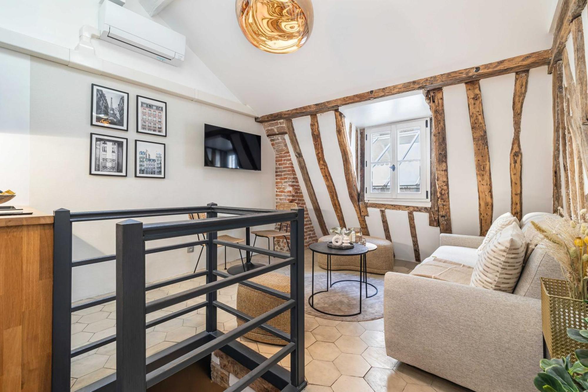 Appartement Amazing Historical Parisien Loft Next To Louvre Area ! Extérieur photo